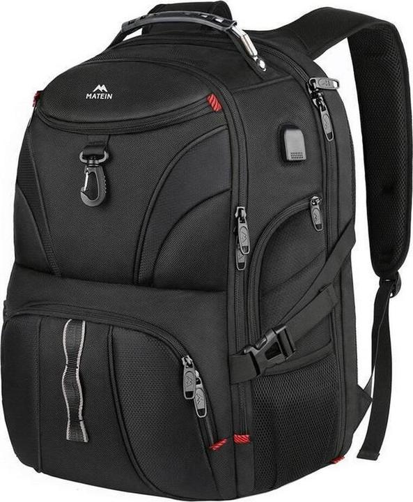 Immagine prodotto Matein 17" zaino da viaggio per laptop 1211 Nero (45 l)