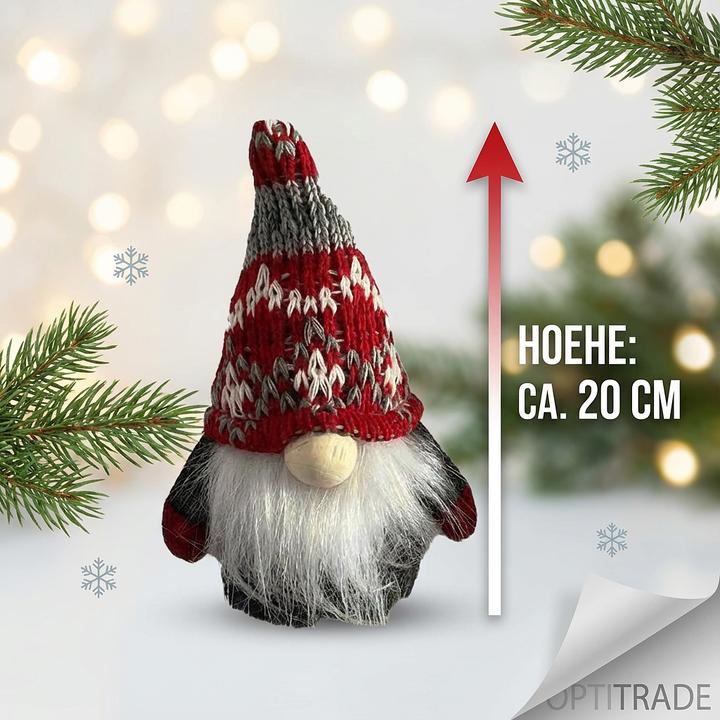 Produktbild Champ Dekofigur Wichtel mit Strickmütze