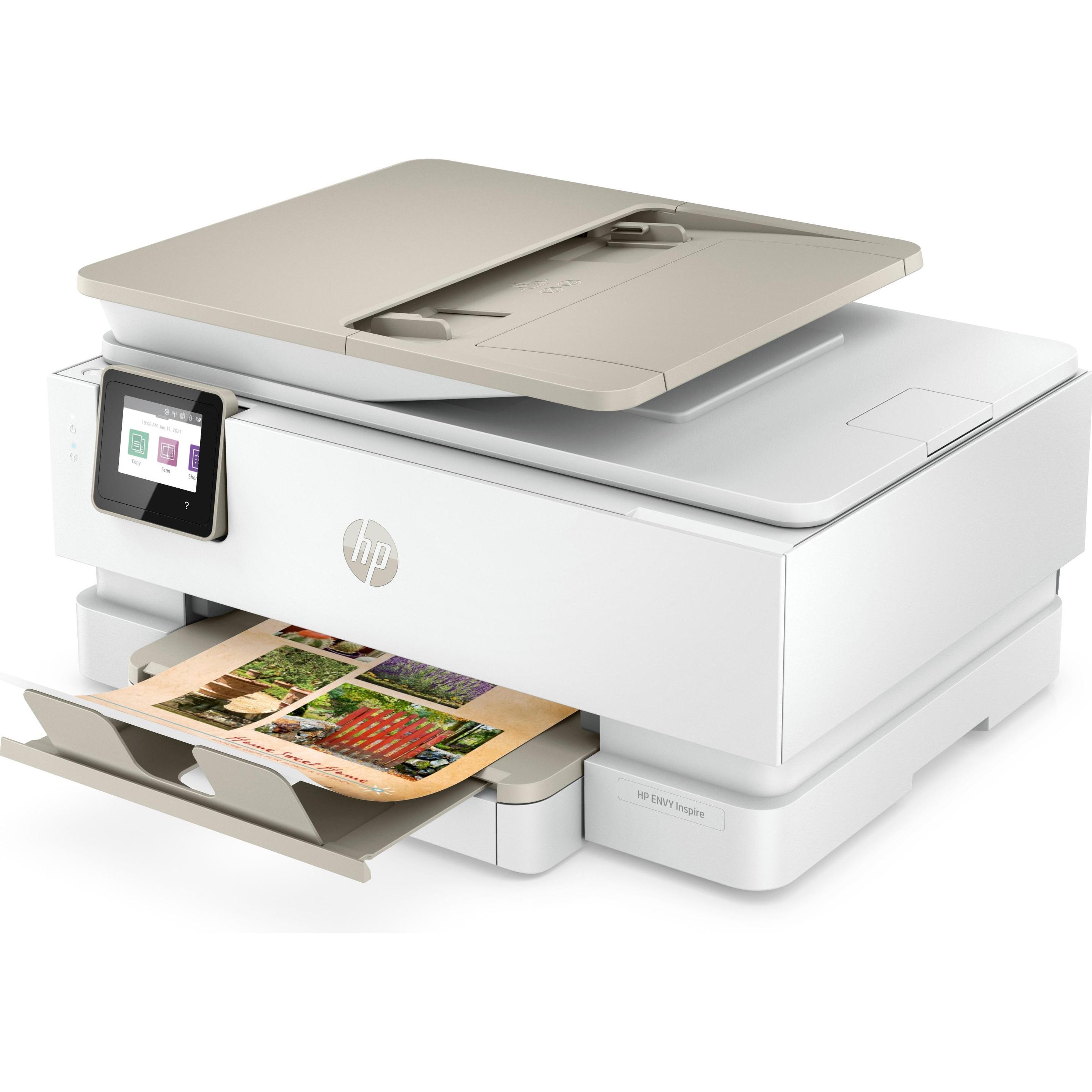 Thumbnail - HP Envy Inspire 7920e (Tintenpatrone, Farbe), Drucker, Weiss, Beige