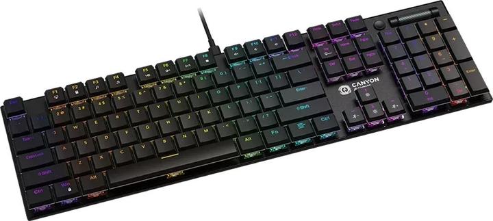 Produktbild Canyon Cometstrike GK-55, 104keys Mechanical keyboard, 50million times life, GTMX red switch, RGB (US, Kabelgebunden)