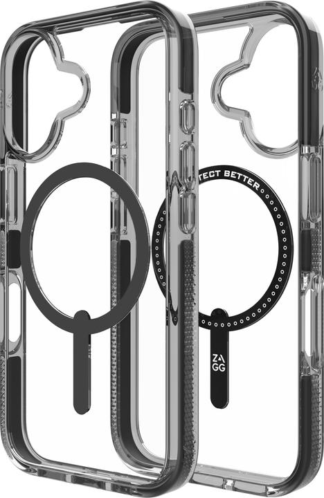 Actual product image Zagg Santa Cruz Snap MagSafe iPhone 16 Case - Black (Apple iPhone 16)