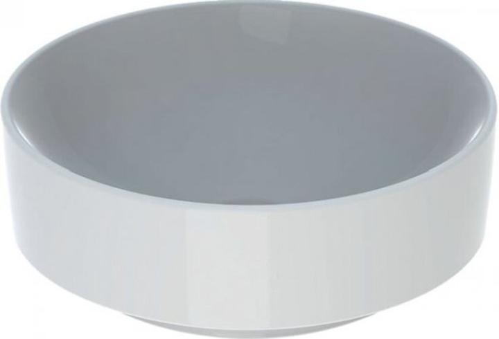 Actual product image Geberit Keramag VariForm Countertop washbasin round, 400mm, without tap hole, without overflow (400 mm, 400 mm)