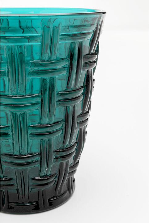 Immagine prodotto Kare Design Wasserglas Tissue Petrol 10cm