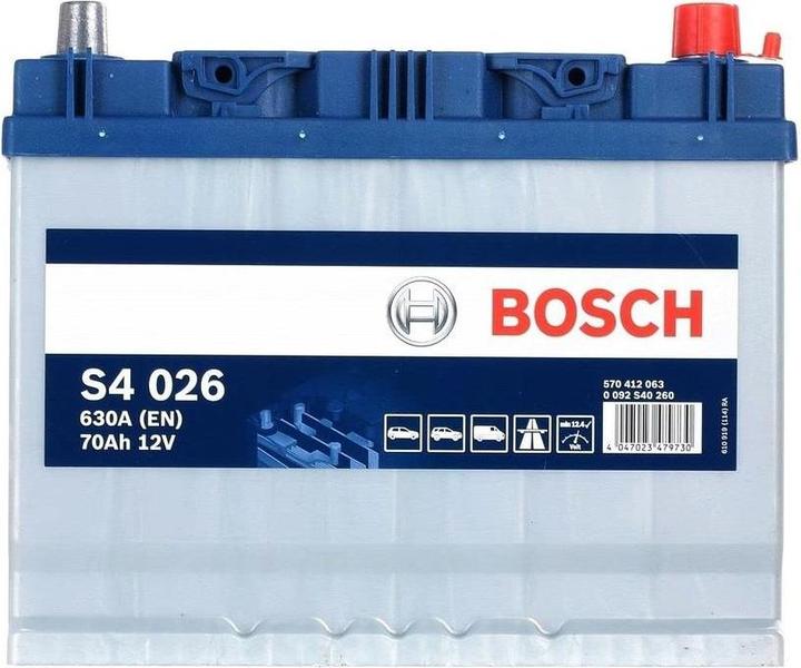 Actual product image Bosch Automotive S4 026 (12 V, 70 Ah, 630 A)