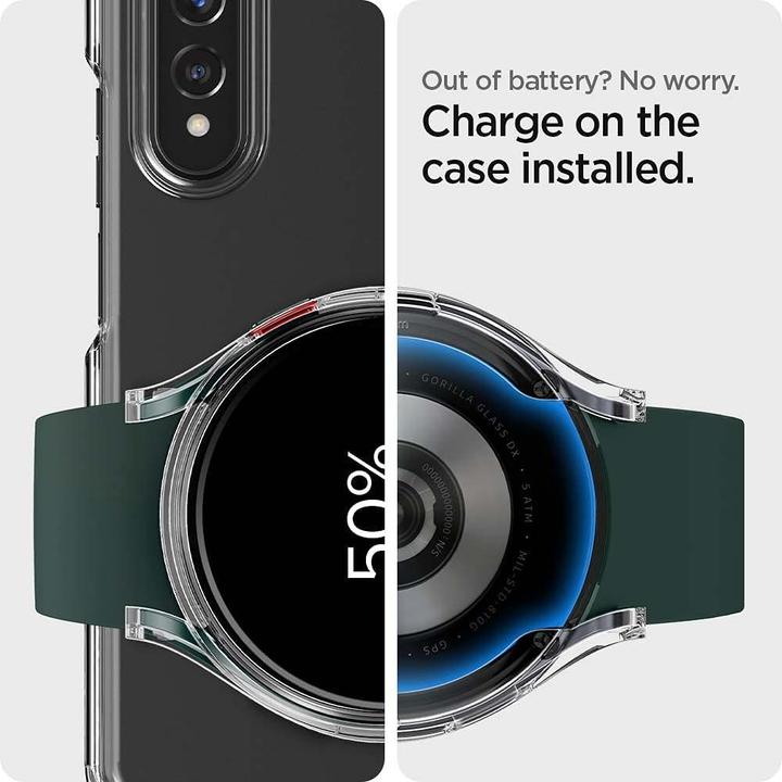 Actual product image Spigen Samsung Galaxy Watch 4/5 smartwatch protective display frame, 44 mm