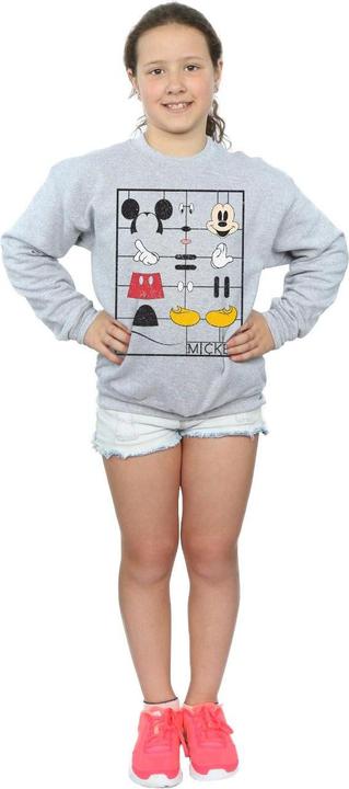Produktbild Disney Mickey Mouse Construction Kit Sweatshirt Mädchen (152, 158)