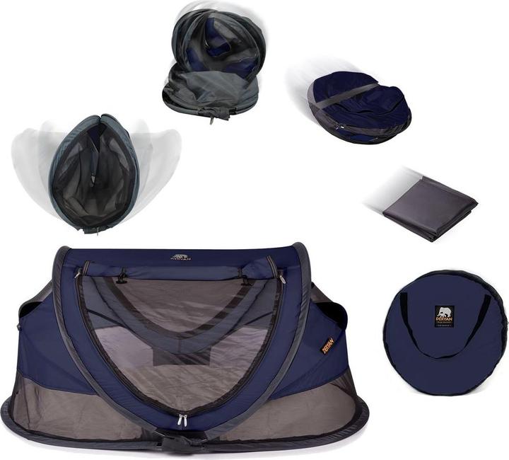 Immagine prodotto Deryan Lettino da viaggio e tenda da gioco Peuter Luxe