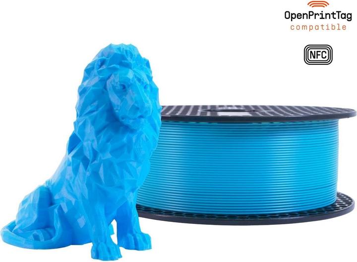 Actual product image Prusa Prusament PLA Azure Blue 1kg (PLA, 1.75 mm, 1000 g)