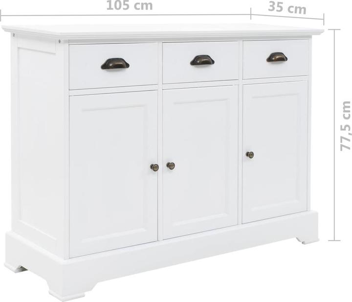 Actual product image vidaXL Isla (105 x 35 x 77.5 cm)