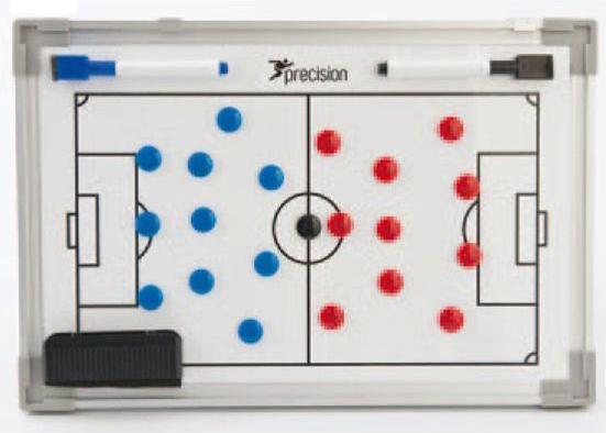 Image du produit Precision Tableau tactique de football double face 45x30 cm