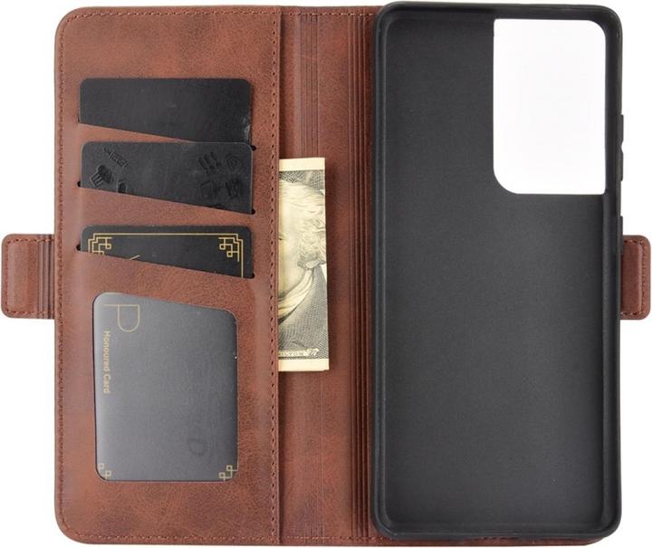 Actual product image Screenguard Samsung Galaxy S21 Ultra CardLounge Leather Case (Samsung Galaxy S21 Ultra)