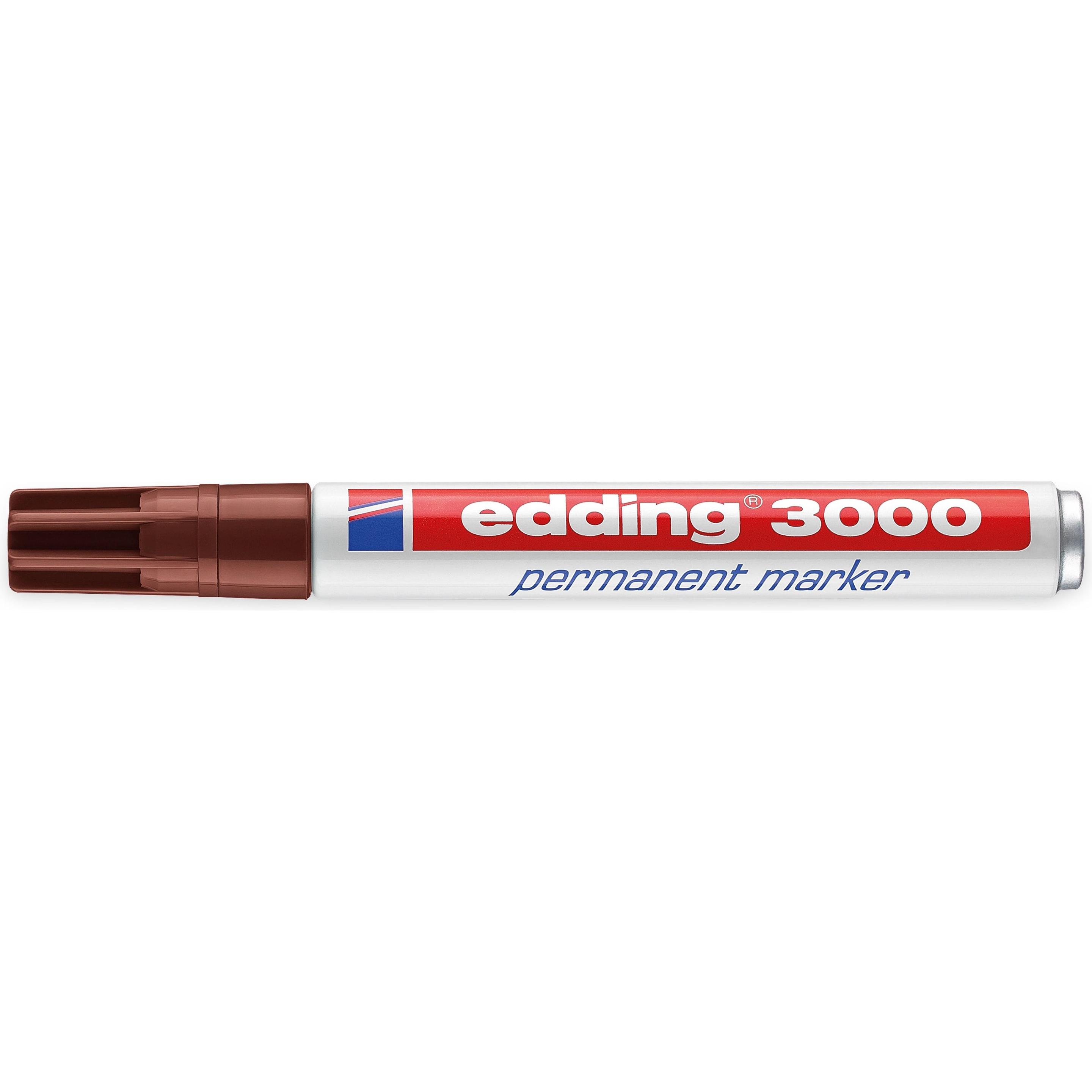Edding, Marker, Permanent Marker 3000 (Braun, 1.50 mm, 1 x)