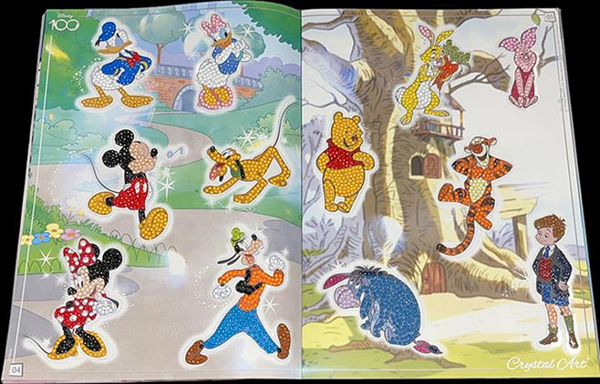 Craft Buddy Crystal Art Disney 100 Sticker Album Starter Pack