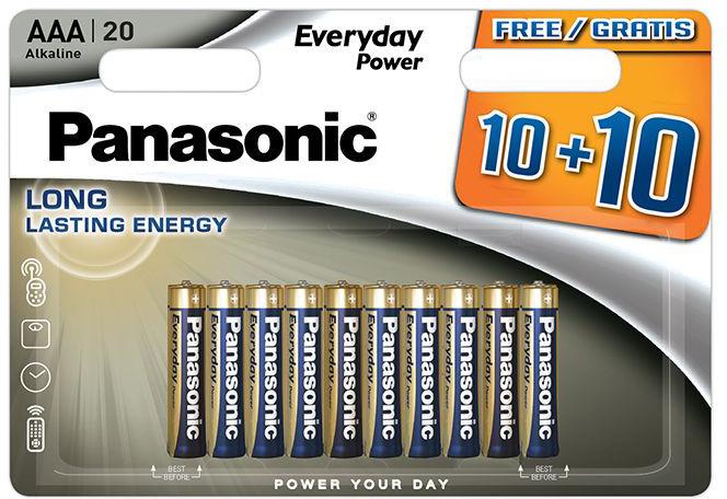 Productafbeelding Panasonic Everyday Power wegwerpbatterij (20 Pcs., AAA)