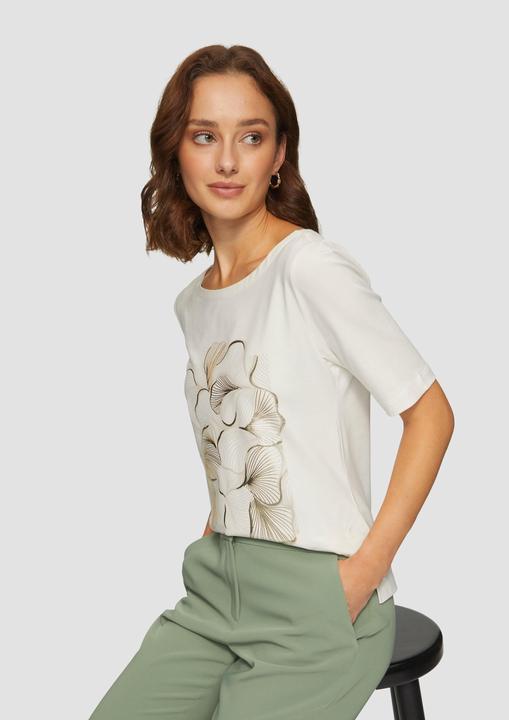 Produktbild s.Oliver T-Shirt Jerseyshirt mit glänzendem Frontprint (36)