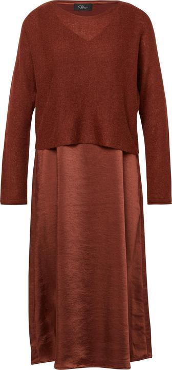 Image du produit s.Oliver Kleid Set aus Satinkleid und Pullover aus Alpaka-Wollmix (36)