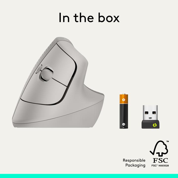 Actual product image Logitech Lift Vertical Sand (Wireless)