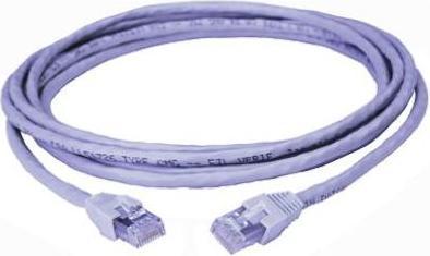 Produktbild HellermannTyton Patchkabel 1m Cat 6 grau LSOH geschirmt (STP, CAT6, 1 m)