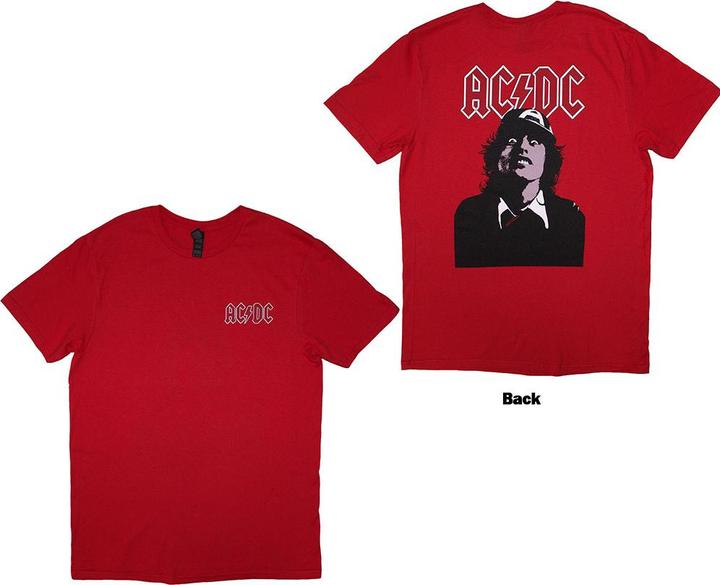 Actual product image AC/DC Mini Logo / Lock Up Your Daughters Back Print (M)