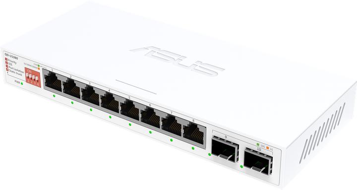 ASUS QG-U1080 8-Port 2.5G + 2-Port 10G SFP+ Switch (10 Ports)