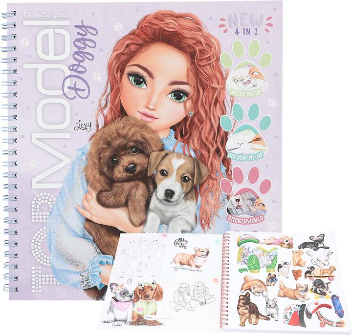 Produktbild Magni Depesche TOPModel Malbuch Create your TOPModel Doggy 1,5x21x22cm