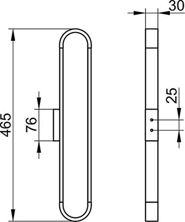 Produktbild Keuco Handtuchhalter EDITION 300 für 6 Gästehandtücher vc