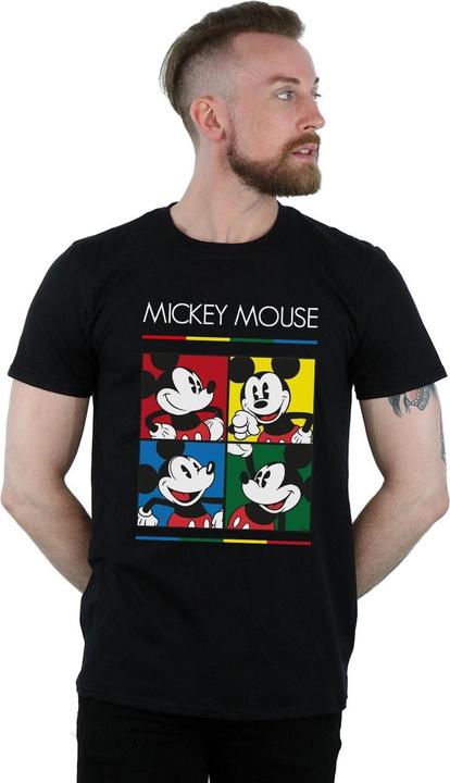 Immagine prodotto Disney Mickey Mouse Square Colour Maglietta Uomo (3XL)