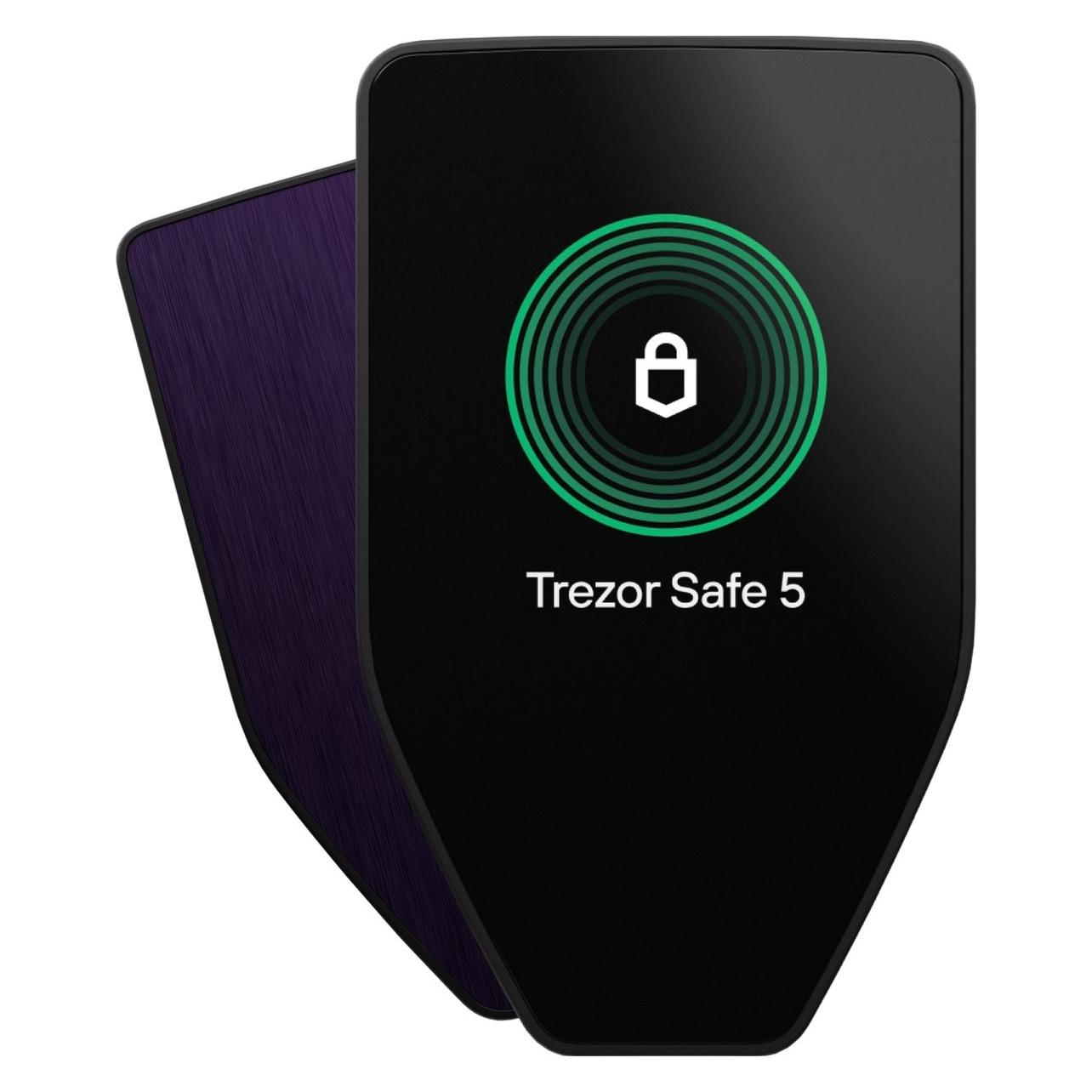Trezor Safe 5 - Violet Ore (Bitcoin, Weitere, Dogecoin, Ethereum Classic), Crypto Wallet, Violett