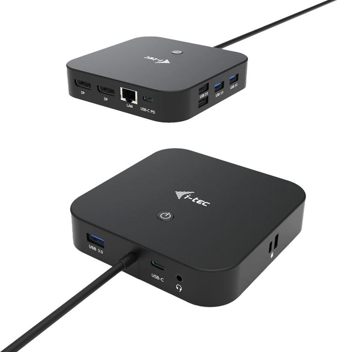 Produktbild i-tec Dual Display - Ohne Netzteil (USB-C, 3 Ports)
