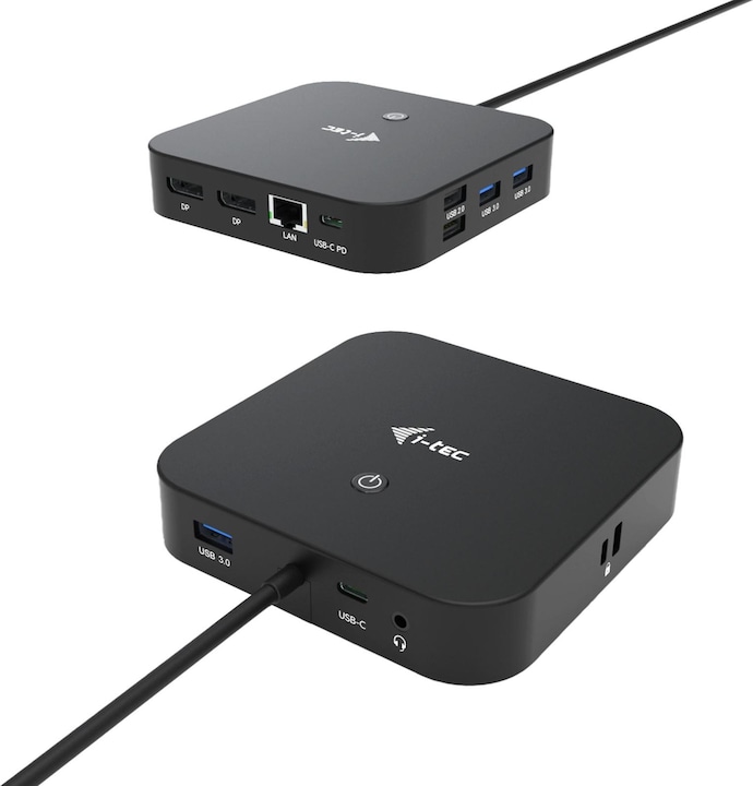 Produktbild i-tec Dual Display - Ohne Netzteil (USB-C, 3 Ports)
