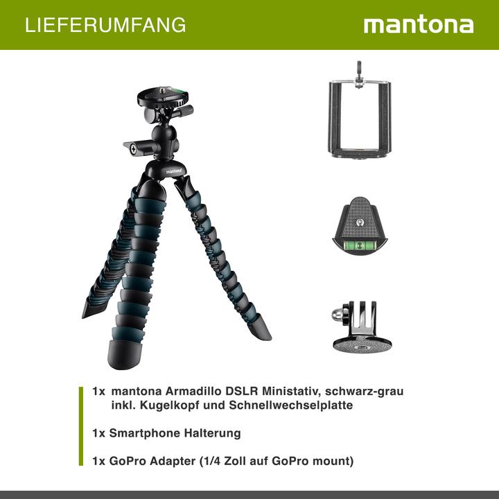 Actual product image mantona ArmadilloDSLR/gray (Plastic)