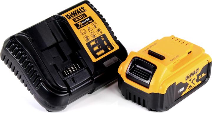 Actual product image DeWalt DCS 356 P1 cordless multitool 18V brushless + 35 accessories + 1x battery 5.0 Ah + charger + TSTAK
