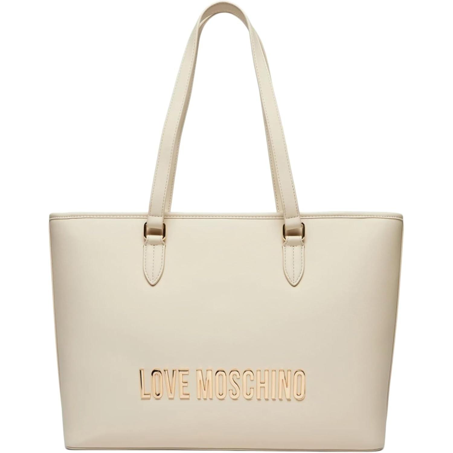 Love Moschino, Damen, Handtasche, Winkelen Damen PU-Tas GRS, Beige