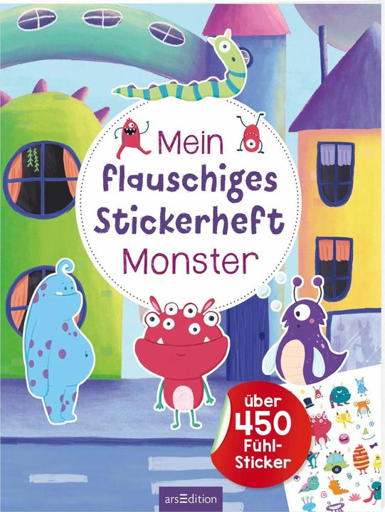 Produktbild Mein flauschiges Stickerheft – Monster