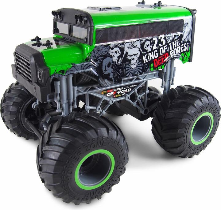 Amewi Crazy Schoolbus Electric Brushed Monster Truck 2WD 1:16 RTR green