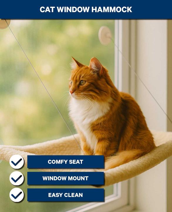 Image du produit Esmée Hamac de fenêtre (Chat)
