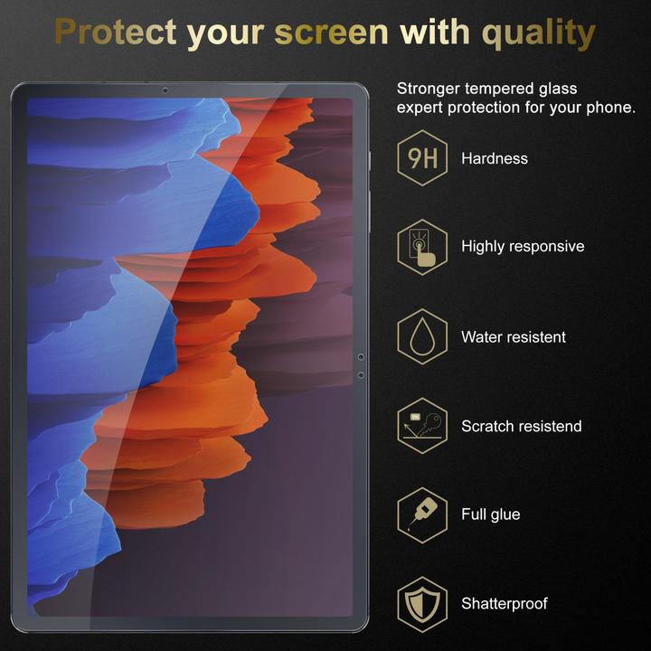 Produktbild Cadorabo Displayschutzglas für Samsung Galaxy Tab S7 FE / S7 PLUS (12.4 Zoll) (1 Stück, Galaxy Tab S7 FE)