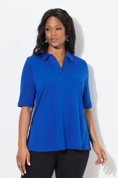 Actual product image Ulla Popken Pima Cotton Short Sleeve Polo (56)