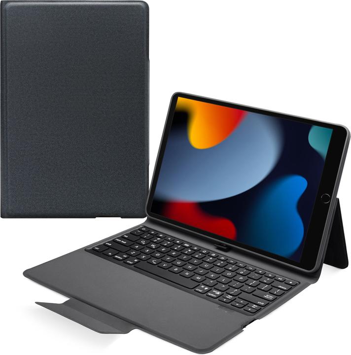 Produktbild Mobilizera Mobilize Ultimate Bluetooth Tastatur Cover Til Ipad 10.2 2019 Sort (Eng. Int., iPad 10.2 (2020), IPad 10.2 (2021))