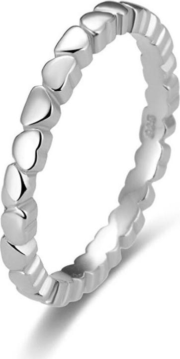 Produktbild Beneto Silver ring with hearts AGG344 - Circuit: 56 mm (L) (56)