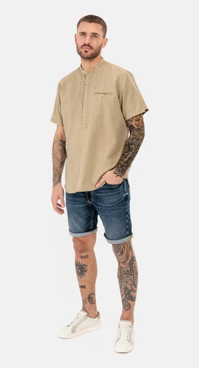 Produktbild Camel Active Kurzarm Hemd aus einem Leinen-Baumwollmix (XL)