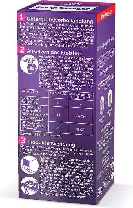 Actual product image Metylan Fleece powder (150 g, 1000 ml)