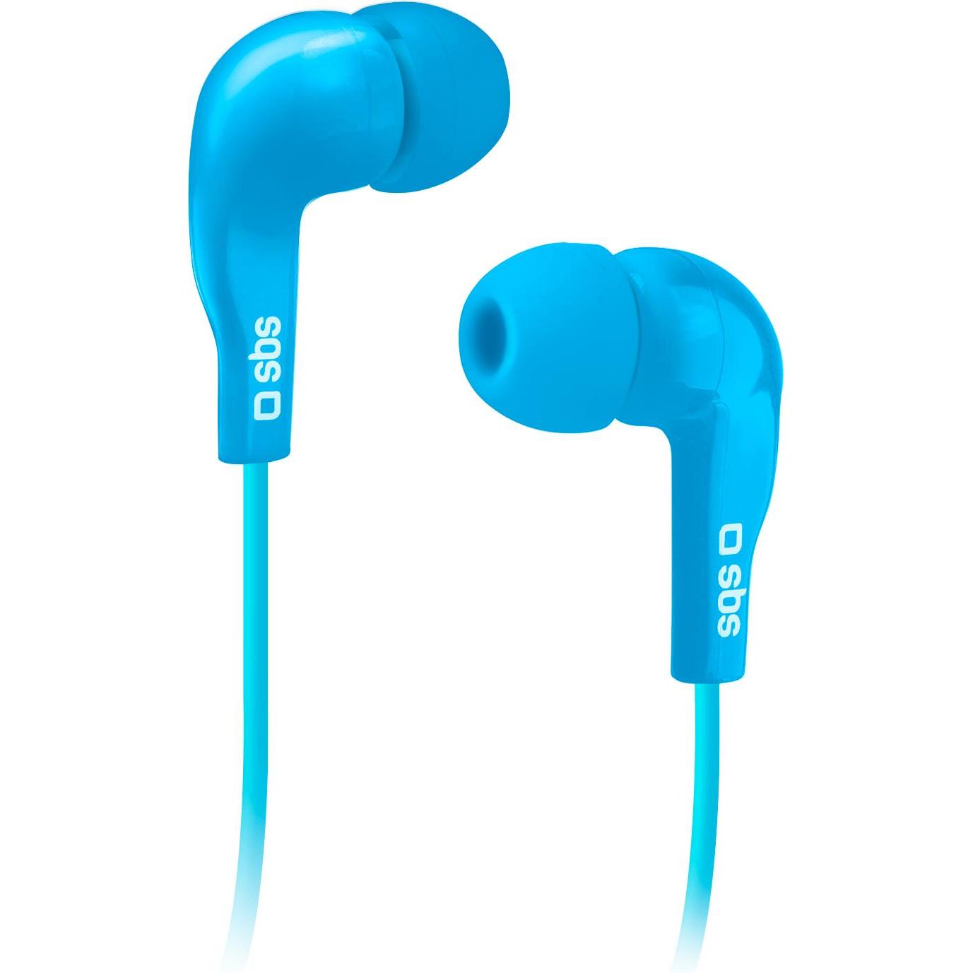 SBS Kopfhörer mit Kabel, Stereo In-Ear Studio Mix 10, 3,5 mm Klinkenstecker mit Mikrofon und Taste zur G (Kabelgebunden)...