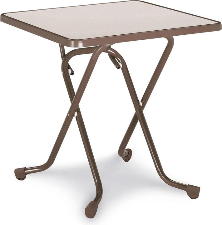 Produktbild Best Klapptisch 67 x 67 H 70 cm braun (67 x 67 x 70 cm)