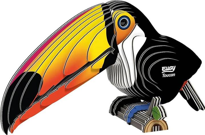 Actual product image Eugy 3D toucan craft kit (MQ6)