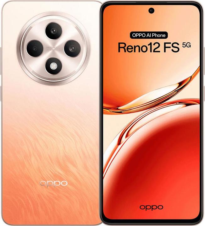 Produktbild OPPO Reno12 FS 5G (512 GB, Amber Orange, 6.67", Dual SIM, 5G)