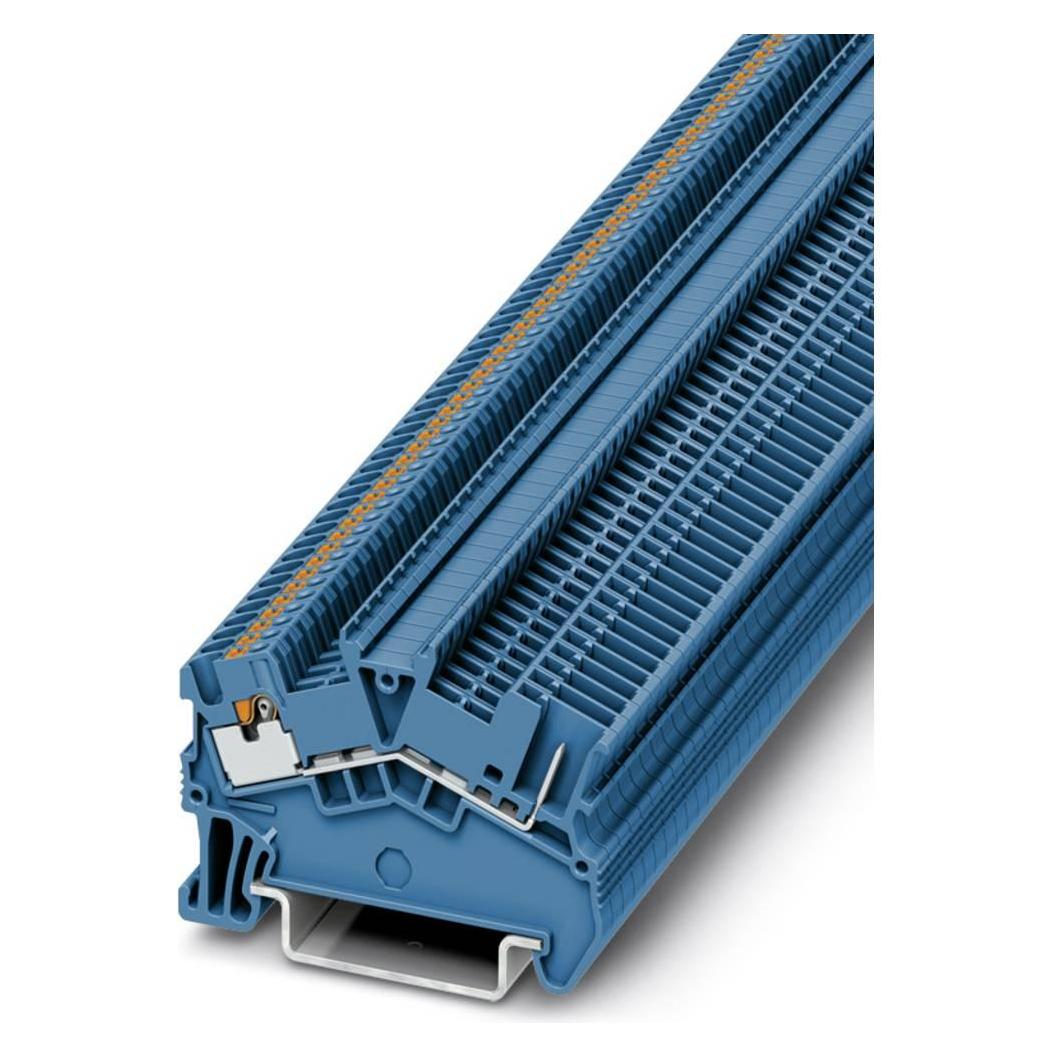 Phoenix Contact PHOE Doorvoer terminal, Kabels + Stekkers, Blauw