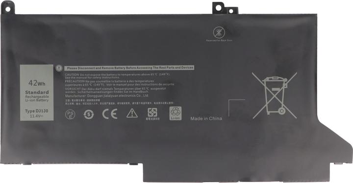 Actual product image AccuCell Akku passend für Dell Latitude 12 7480, 12 7000, 12 7280, PGFX4, 451-BBZL, 11,4V, 3650mAh (3650 mAh)