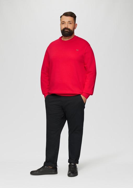 Produktbild s.Oliver Sweatshirt Sweatshirt aus Baumwollmix mit Logo-Detail (5XL)