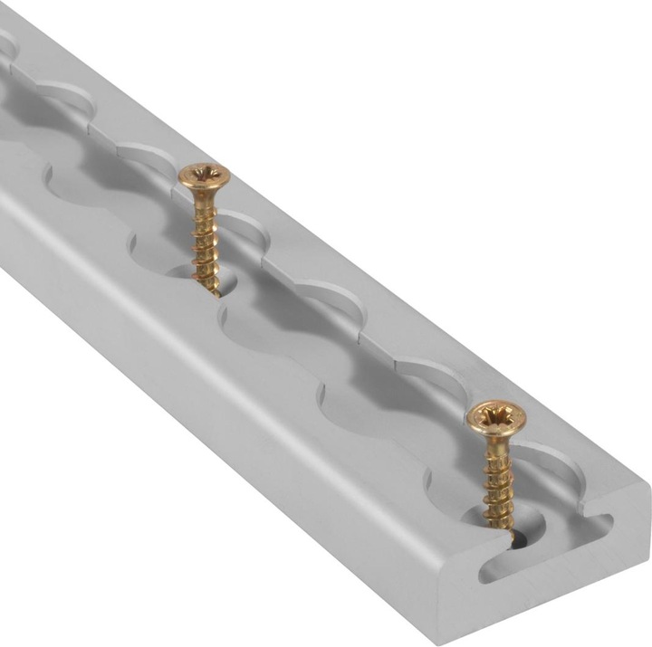 Produktbild Stahlwerk Zurrschienen 2er Set mit Zurrösen 30 cm Aluminium Airlineschiene
